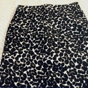 J Crew Cheetah Print Pencil Skirt